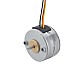 Φ25x15mm PM Stepper motor 7.5deg 14.7mN.m(2.082oz.in) 0.5A 4 Wires - 25PM48L01 | StepperOnline AU