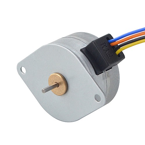 Φ35x22mm PM Stepper motor 7.5deg 53.9mN.m(7.634oz.in) 0.2A 4 Wires - 35PM48L01 | StepperOnline AU