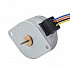 Φ35x22mm PM Stepper motor 7.5deg 53.9mN.m(7.634oz.in) 0.2A 4 Wires