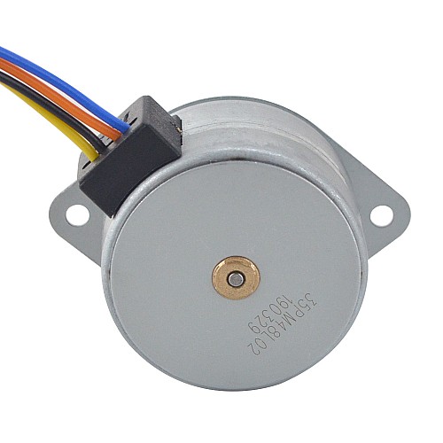 Φ35x22mm PM Stepper motor 7.5deg 53.9mN.m(7.634oz.in) 0.2A 4 Wires - 35PM48L01 | StepperOnline AU