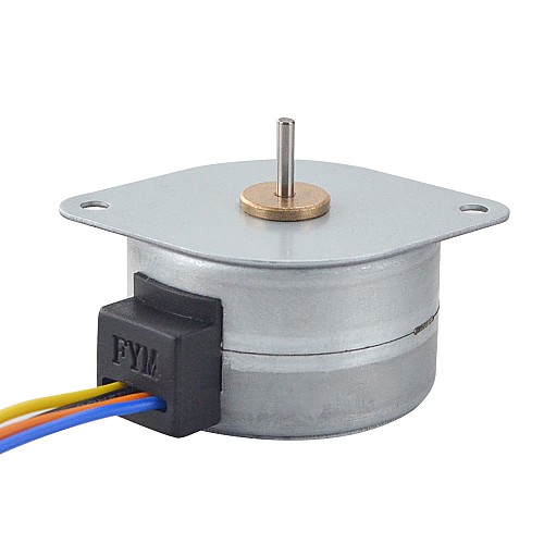 Φ35x22mm PM Stepper motor 7.5deg 53.9mN.m(7.634oz.in) 0.2A 4 Wires - 35PM48L01 | StepperOnline AU