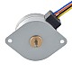 Φ35x22mm PM Stepper motor 7.5deg 53.9mN.m(7.634oz.in) 0.2A 4 Wires - 35PM48L01 | StepperOnline AU