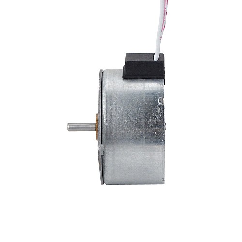 Φ42x23.5mm PM Stepper motor 7.5deg 68.6mN.m(9.717oz.in) 0.6A 4 Wires - 42PM48L01 | StepperOnline AU