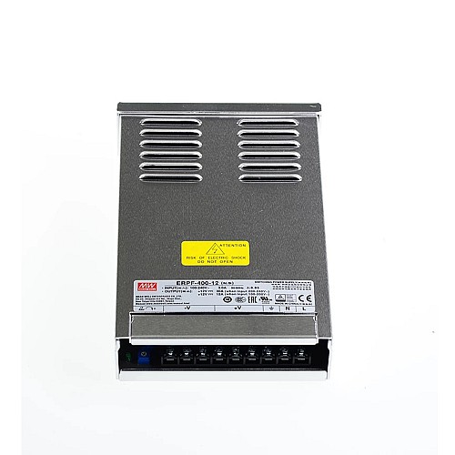 ERPF-400-12 MEANWELL 360W 30A 115/231VAC Single Output Switching Power Supply - ERPF-400-12 | StepperOnline AU