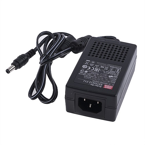 GST25A12-P1J MEANWELL 25W 12VDC 2.08A 115/230VAC AC-DC Reliable Green Industrial Adaptor - GST25A12-P1J | StepperOnline AU