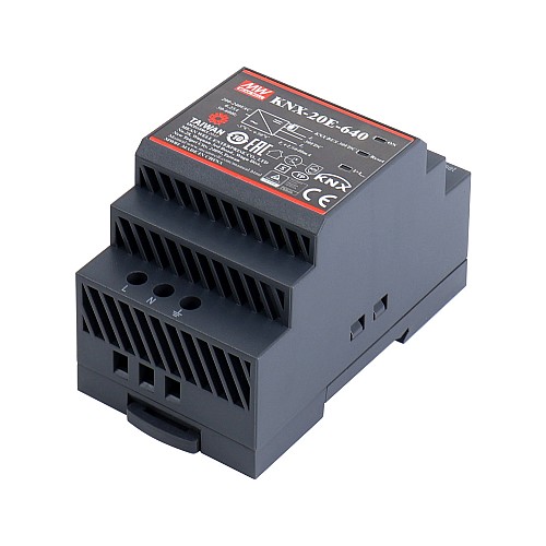 KNX-20E-640 MEANWELL 640mA KNX Power Supply - KNX-20E-640 | StepperOnline AU
