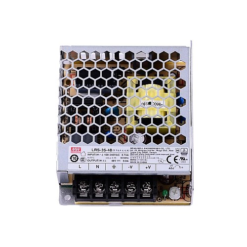 LRS-35-48 MEANWELL 38.4W 48VDC 0.8A 115/230VAC Enclosed Switching Power Supply - LRS-35-48 | StepperOnline AU