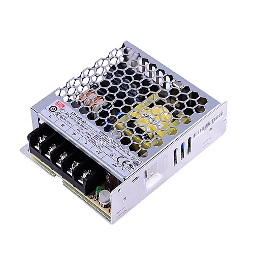LRS-50-48 MEANWELL 52.8W 48VDC 1.1A 115/230VAC Enclosed Switching Power Supply - LRS-50-48 | StepperOnline AU