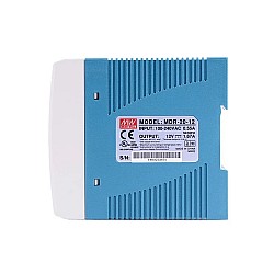 CN On Sale - MDR-20-12 MEANWELL 20W 12VDC 1.67A 115/230VAC DIN Rail Power Supply