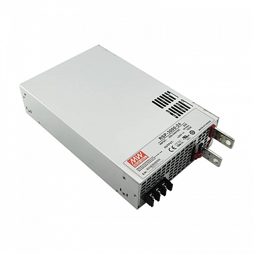 RSP-3000-24 MEANWELL 3000W 24VDC 125A 180/230VAC Power Supply With Single Output - RSP-3000-24 | StepperOnline AU