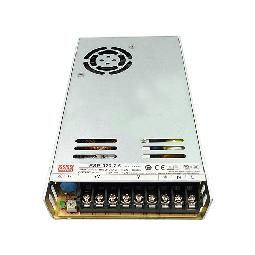 RSP-320-7.5 MEANWELL 300W 7.5VDC 40A 115/230VAC Single Output With PFC Function - RSP-320-7.5 | StepperOnline AU