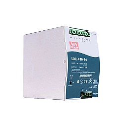SDR-480-24 MEANWELL 480W 24VDC 20A 115/230VAC Single Output Industrial DIN RAIL With PFC Function