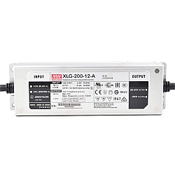 XLG-200-12-A MEANWELL 192W 12VDC 16A 115/230VAC Constant Power Mode LED Driver