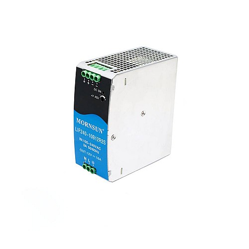 240W 12V 20.0A 85-264VAC/120-370VDC DIN Rail Switching Power Supply with PFC Function - LIF240-10B12R2S | StepperOnline AU