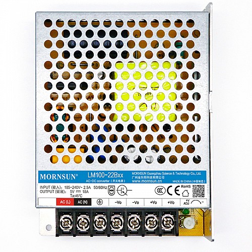 100W 36V 2.8A 165-264VAC/200-370VDC Switching Power Supply - LM100-22B36 | StepperOnline AU