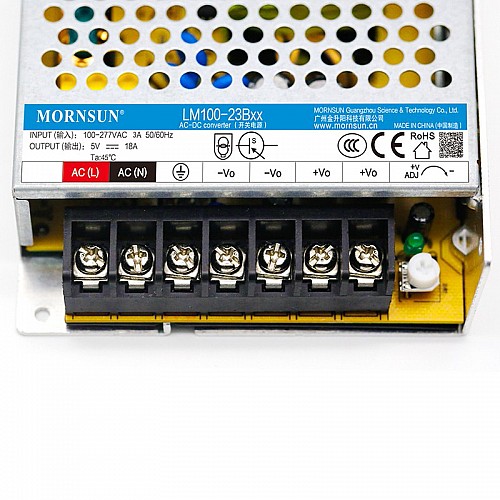 100W 36V 2.8A 85-305VAC/120-430VDC Switching Power Supply - LM100-23B36 | StepperOnline AU