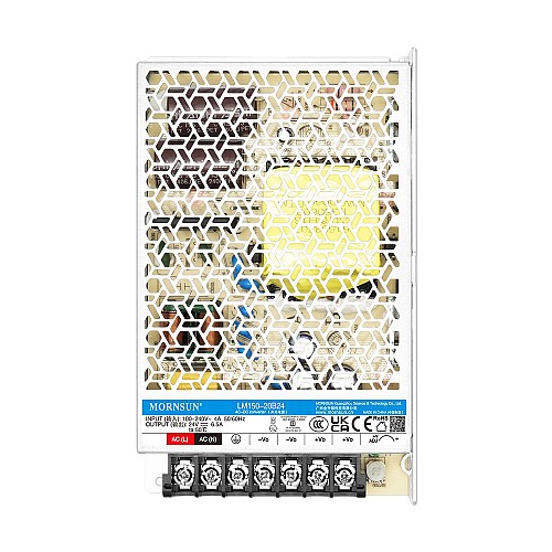150W 24V 6.5A 85-264VAC/120-370VDC Switching Power Supply - LM150-20B24 | StepperOnline AU