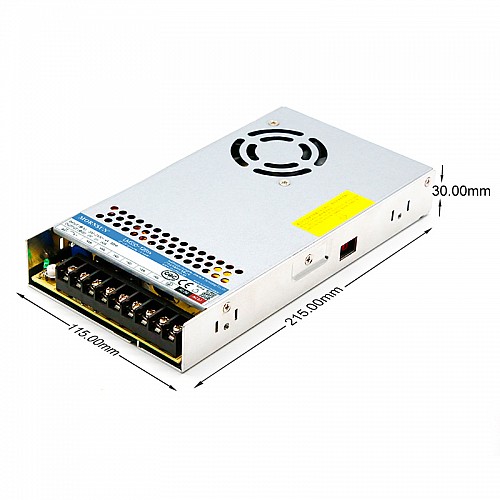 350W 5V 60.0A 176-264VAC/240-370VDC Switching Power Supply - LM350-12B05 | StepperOnline AU