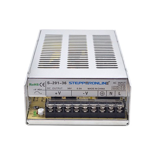 CN On Sale - 201W 36VDC 5.5A 115/230V Switching Power Supply Stepper Motor CNC Router Kits - CN-S-201-36 | StepperOnline AU