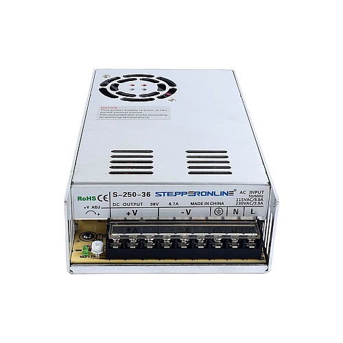 250W 36V 6.90A 115/230V Switching Power Supply Stepper Motor CNC Router Kits - S-250-36 | StepperOnline AU