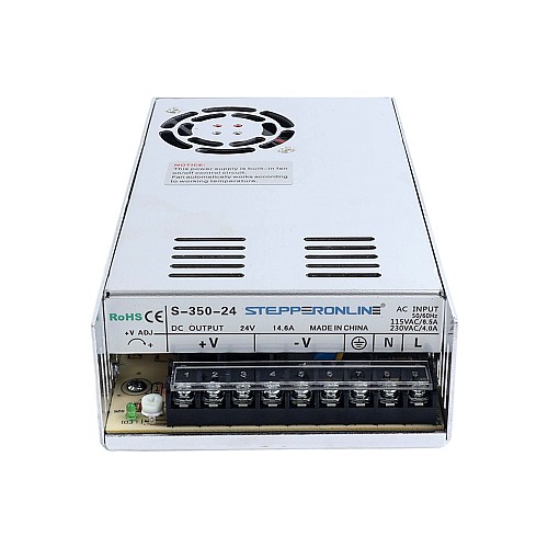 350W 24V 14.6A 115/230V Switching Power Supply Stepper Motor CNC Router Kits - S-350-24 | StepperOnline AU