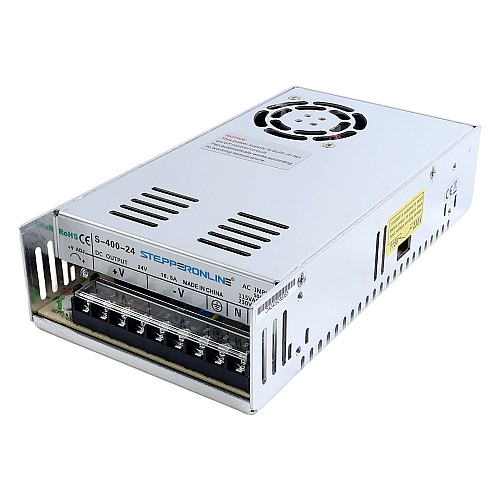 400W 24V 16.7A 115/230V Switching Power Supply Stepper Motor CNC Router Kits - S-400-24 | StepperOnline AU