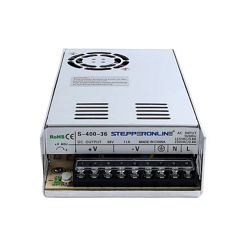 400W 36V 11A 115/230V Switching Power Supply Stepper Motor CNC Router Kits - S-400-36 | StepperOnline AU
