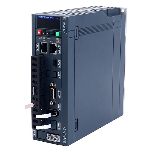 A6H Series 850W EtherCAT AC Servo Motor Kit 1500rpm 5.39Nm 17-Bit Absolute Encoder IP67 - A6H-EC850H2A1-M17 | StepperOnline AU