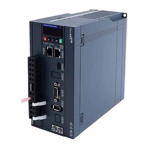 A6 Series 2000W EtherCAT AC Servo Motor Kit 3000rpm 6.37Nm 17-Bit Absolute Encoder IP67 - A6-EC2000H3A1-M17 | StepperOnline AU