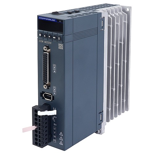 A6 Series 100W RS485 AC Servo Motor Kit 3000rpm 0.32Nm 17-Bit Absolute Encoder IP67 - A6-RS100L2A1-M17 | StepperOnline AU