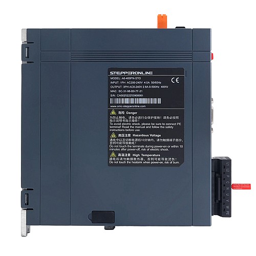 A6 Series 400W STO Safe Torque Off PROFINET AC Servo Motor Kit 3000rpm 1.27Nm 17-Bit Absolute Encoder IP67 - A6-PN400H2A1-M17-STO | StepperOnline AU