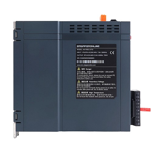 A6 Series 750W STO Safe Torque Off EtherCAT AC Servo Motor Kit 3000rpm 2.39Nm w/ Brake 17-Bit Absolute Encoder IP67 - A6-EC750H2B1-M17-STO | StepperOnline AU