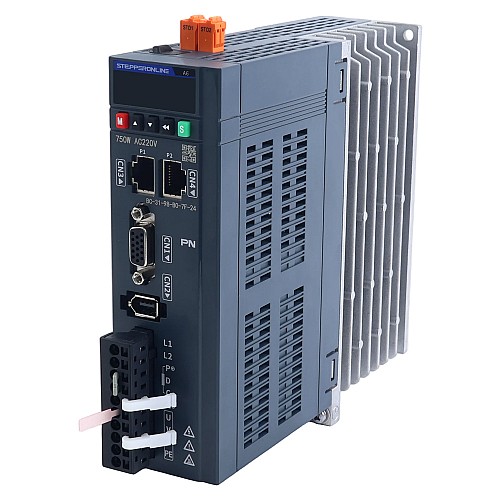 A6 Series 750W STO Safe Torque Off PROFINET AC Servo Motor Kit 3000rpm 2.39Nm w/ Brake 17-Bit Absolute Encoder IP67 - A6-PN750H2B1-M17-STO | StepperOnline AU