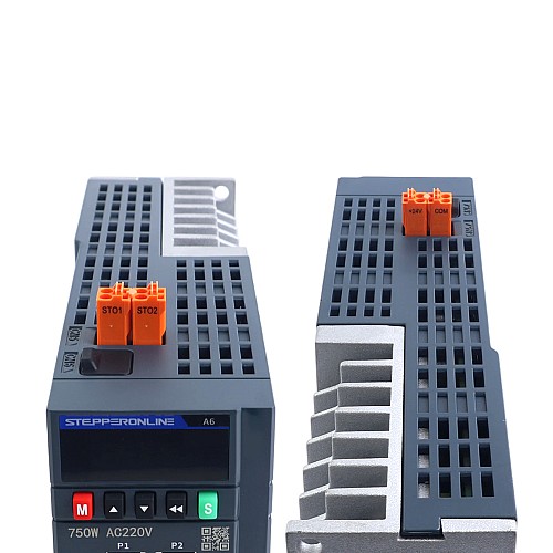 A6 Series 750W STO Safe Torque Off PROFINET AC Servo Motor Kit 3000rpm 2.39Nm w/ Brake 17-Bit Absolute Encoder IP67 - A6-PN750H2B1-M17-STO | StepperOnline AU