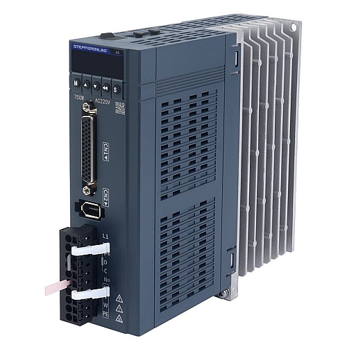 A6 Series 750W RS485 AC Servo Motor Kit 3000rpm 2.39Nm w/ Brake 17-Bit Absolute Encoder IP67 - A6-RS750H2B1-M17 | StepperOnline AU