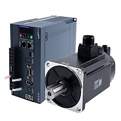 A6 Series 2000W EtherCAT AC Servo Motor Kit 3000rpm 6.37Nm w/ Brake 17-Bit Absolute Encoder IP67