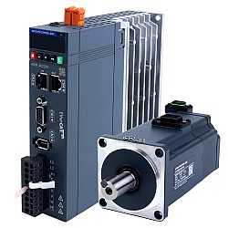 A6 Series 400W STO Safe Torque Off EtherCAT AC Servo Motor Kit 3000rpm 1.27Nm w/ Brake 17-Bit Absolute Encoder IP67