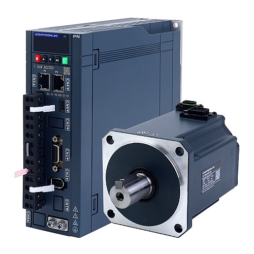 A6 Series 1000W PROFINET AC Servo Motor Kit 3000rpm 3.18Nm 17-Bit Absolute Encoder IP67 - A6-PN1000H2A1-M17 | StepperOnline AU