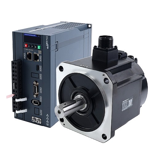 A6H Series 850W EtherCAT AC Servo Motor Kit 1500rpm 5.39Nm w/ Brake 17-Bit Absolute Encoder IP67 - A6H-EC850H2B1-M17 | StepperOnline AU