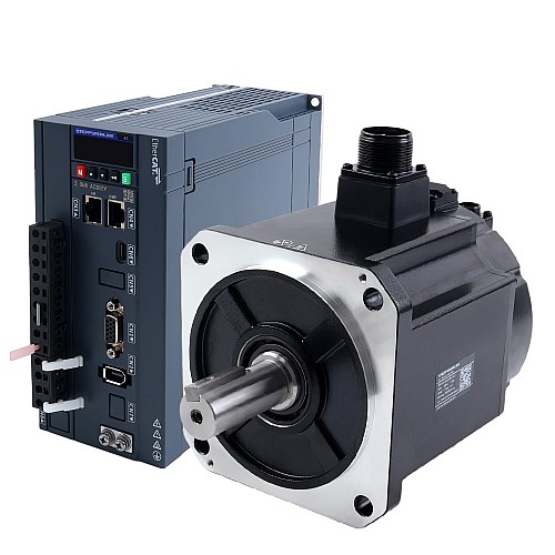 A6H Series 1800W EtherCAT AC Servo Motor Kit 1500rpm 11.50Nm w/ Brake 17-Bit Absolute Encoder IP67 - A6H-EC1800H3B1-M17 | StepperOnline AU