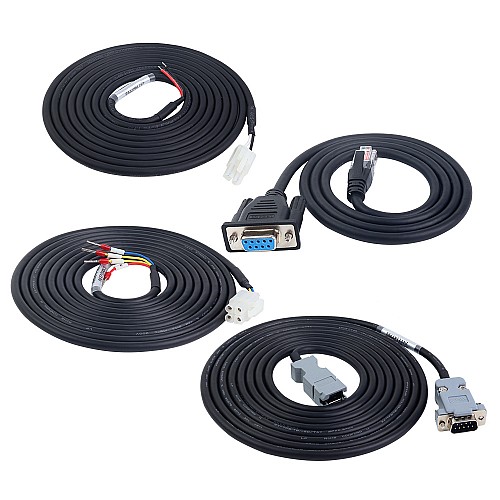 DSY Series 200W CANopen DC Servo Motor 24-70VDC 0.637Nm w/ Brake 3000rpm 17-Bit Incremental Encoder IP65 - DSY-C200L2B2-M17S | StepperOnline AU