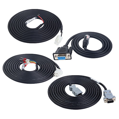 DSY Series 100W RS485 DC Servo Motor 24-70VDC 0.318Nm w/ Brake 3000rpm 17-Bit Incremental Encoder IP65 - DSY-RS100L2B2-M17S | StepperOnline AU