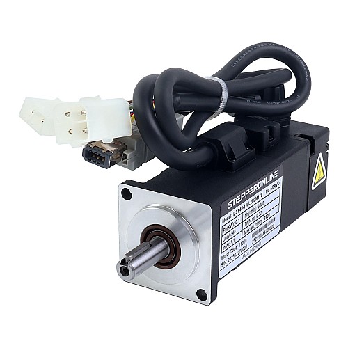 DSY Series 100W RS485 DC Servo Motor 24-70VDC 0.318Nm w/ Brake 3000rpm 17-Bit Incremental Encoder IP65 - DSY-RS100L2B2-M17S | StepperOnline AU