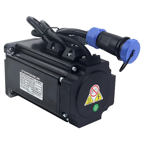 DSY Series 750W RS485 DC Servo Motor 24-70VDC 2.39Nm w/ Brake 3000rpm 17-Bit Incremental Encoder IP65 - DSY-RS750L2B2-M17S | StepperOnline AU