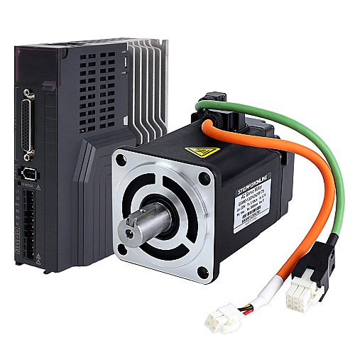 E6 Series 1000W AC Servo Motor Kit 3000rpm 3.18Nm 17-Bit Encoder IP65 - E6-RS1000H2A2-M17S | StepperOnline AU