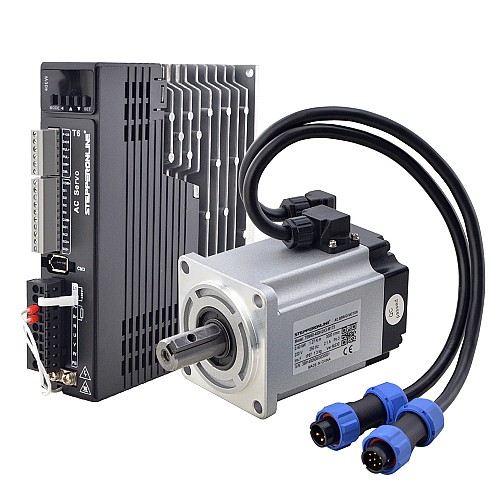 AU On Sale - T6 Series 400W AC Servo Motor Kit 3000rpm 1.27Nm 17-Bit Encoder IP65 - AU-T6-RS400H2A3-M17S | StepperOnline AU