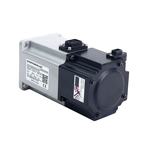 T6 Series 400W AC Servo Motor Kit 3000rpm 1.27Nm w/ Brake 23-Bit Encoder IP67 - T6-RS400H2B1-M23 | StepperOnline AU
