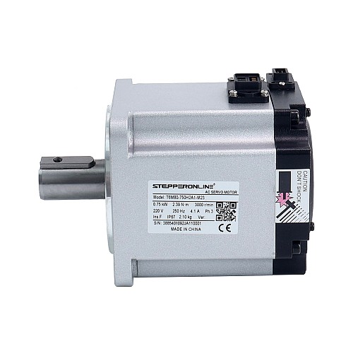 T6 Series 750W AC Servo Motor Kit 3000rpm 2.39Nm 23-Bit Encoder IP67 - T6-RS750H2A1-M23 | StepperOnline AU