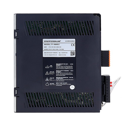 T7 Series EtherCAT 1000W AC Servo Motor Kit 3000rpm 3.18Nm 23-Bit Encoder IP67 - T7-EC1000H2A1-M23 | StepperOnline AU