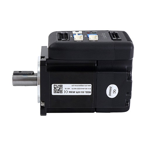 200W Integrated DC Servo Motor 0.64Nm(90.63oz.in) 3000rpm 24-70VDC with Modbus RS485 - iSV2-60TR-48V200A | StepperOnline AU